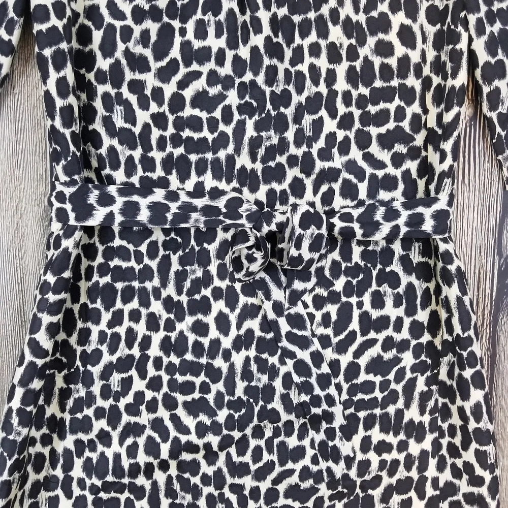 Kate Spade New York Dorothy Leopard Print Silk Dress